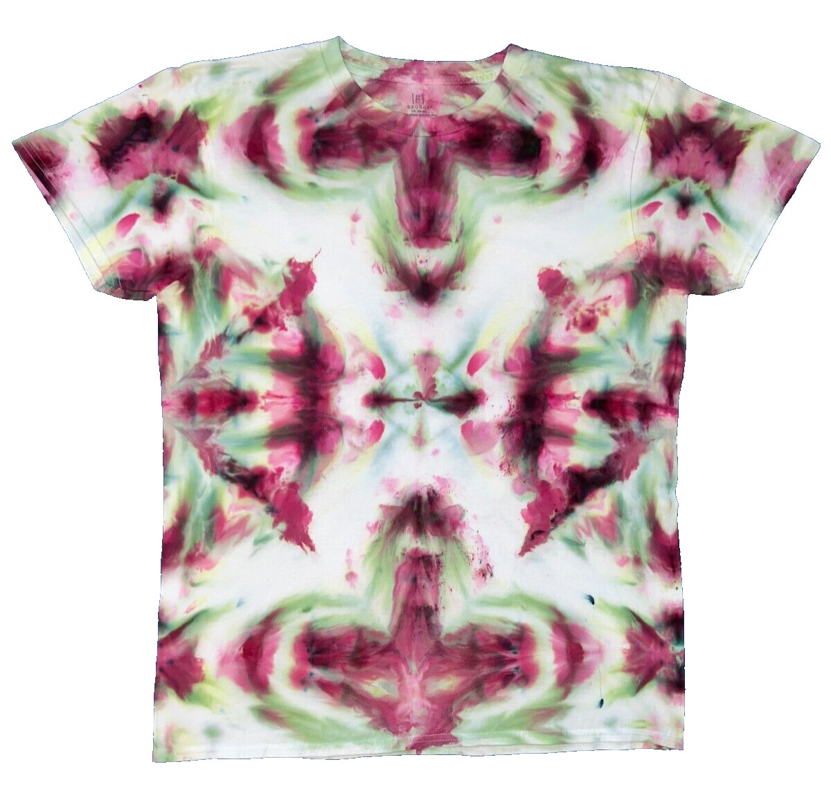 CLEARANCE Spicy Plum Ice Tie Dye T-Shirt, Unisex L SS, Purples & Greens