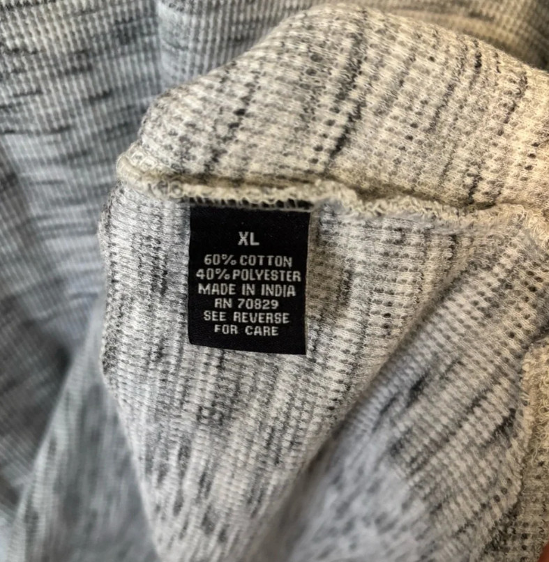 Carbon Heather Gray Long Sleeve Shirt