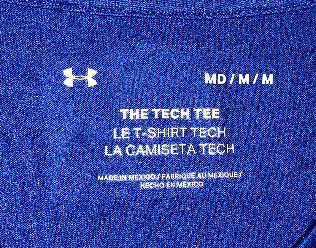 UNDER ARMOUR MENS TECH SHORT SLEEVE LOOSE T-SHIRT HEATGEAR BLUE 1326413-400 SZ M