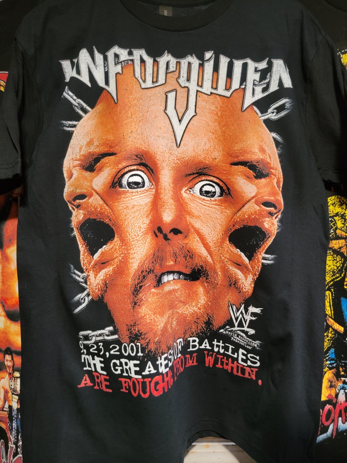 STONE COLD UNDISPUTED ON A SHAKA HEAVYWEIGHT GARMET DYED T SHIRT “MODERN”