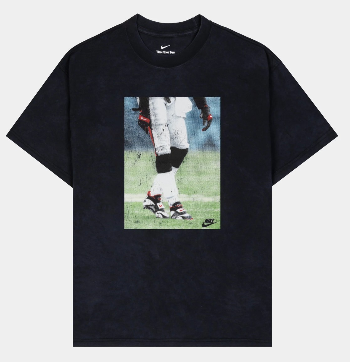 Nike Men’s Deion Sanders MAX90 Football Short Sleeve T-Shirt Black White $50 NEW