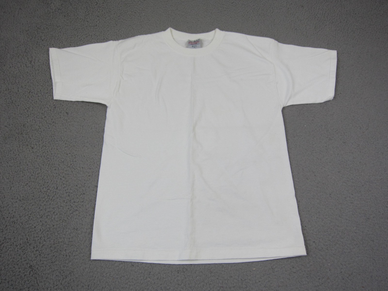Vintage Pluma Shirt Adult Medium White Y2K Blank Casual Mens Heavyweight USA