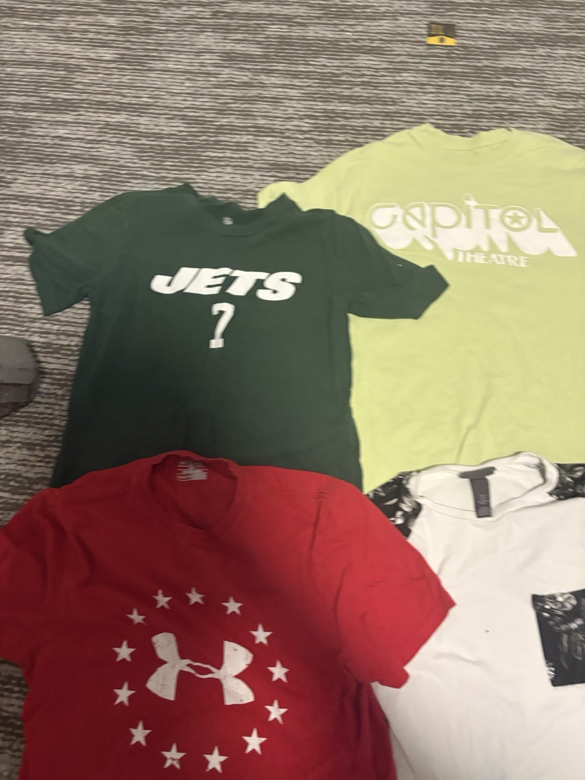 Mens Brand Name Designer T Shirt Lot Of 12 M/L UNDER ARMOR NFL HUMOR NBA