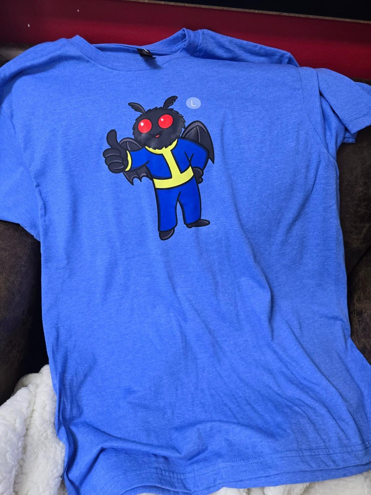 Vault Guardian Mothman T-Shirt Wasteland Inspired Appalachian Cryptid Gamer Tee