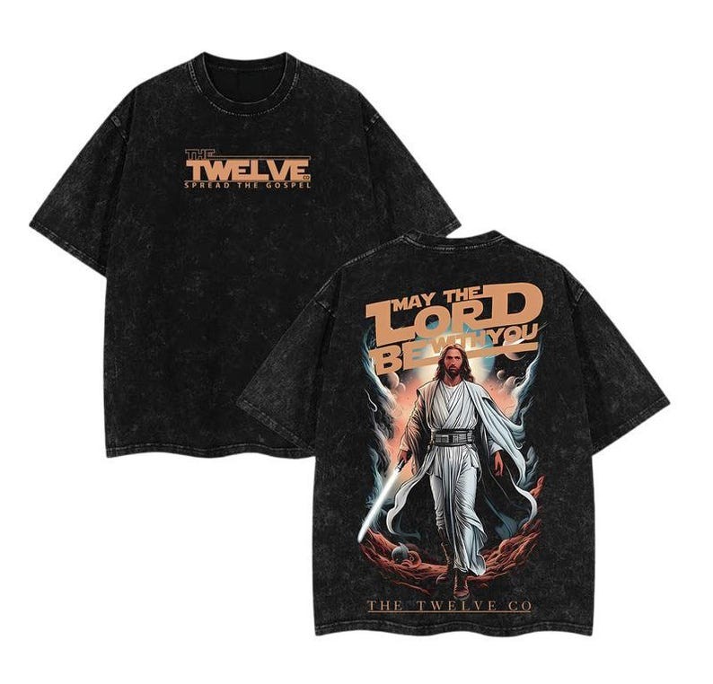 May The Lord Be With You Tee � Jesus Graphic Christian Faith Streetwear Shirt