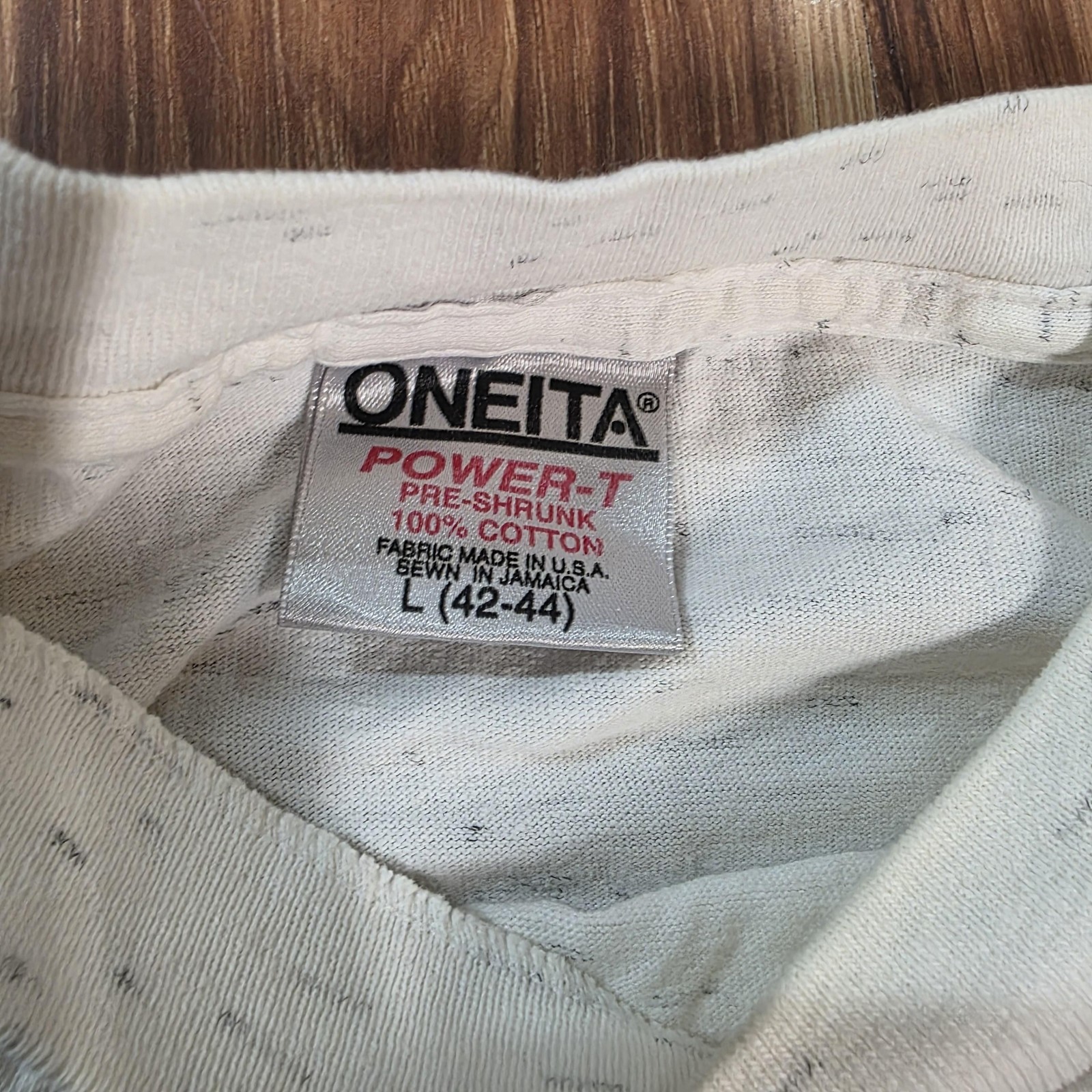 Vintage A Loon A Tick From Minnesota Shirt Mens Large White Oneita Graphic 90s