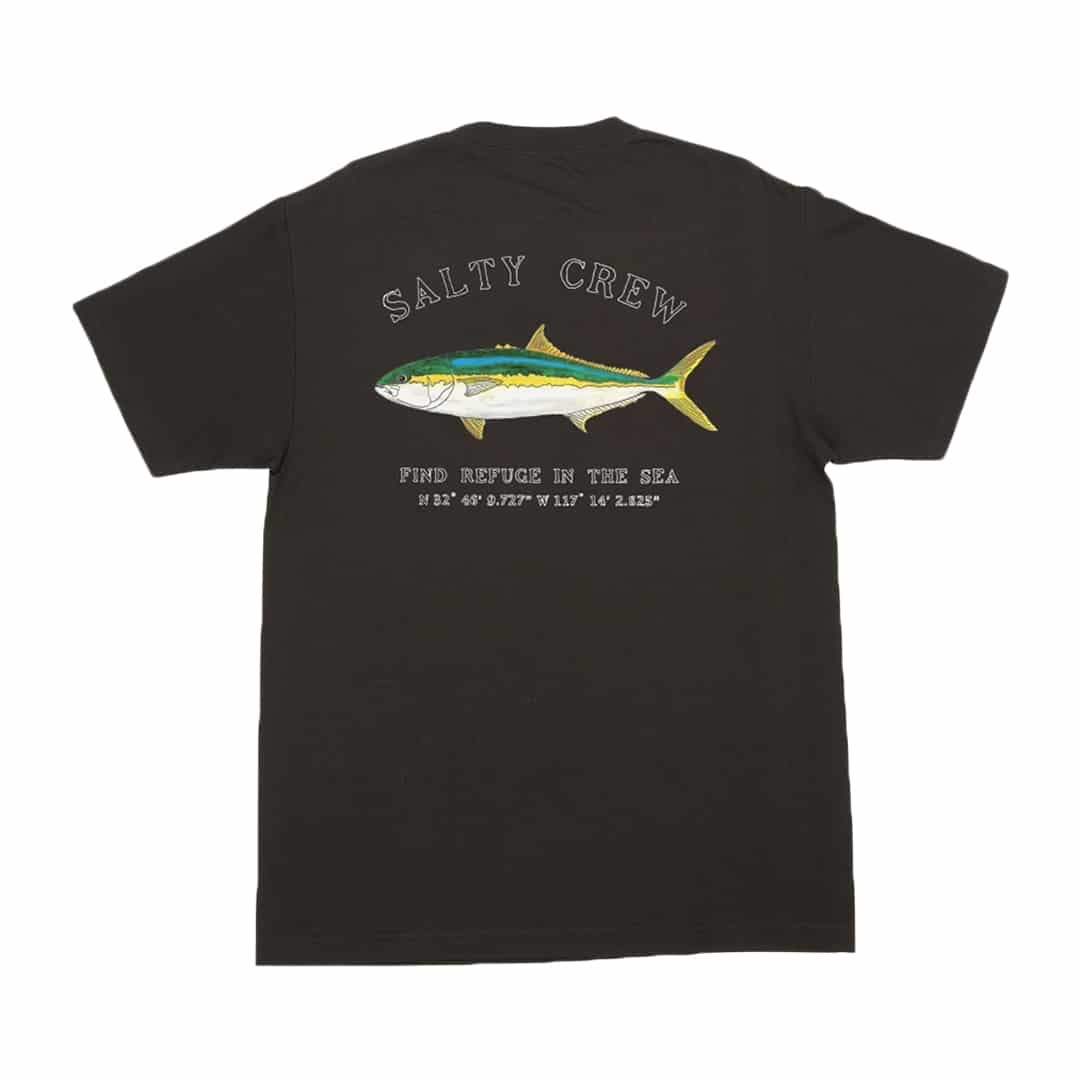 Salty Crew “Mossback” Short Sleeve Tee (Black) Men’s T-Shirt