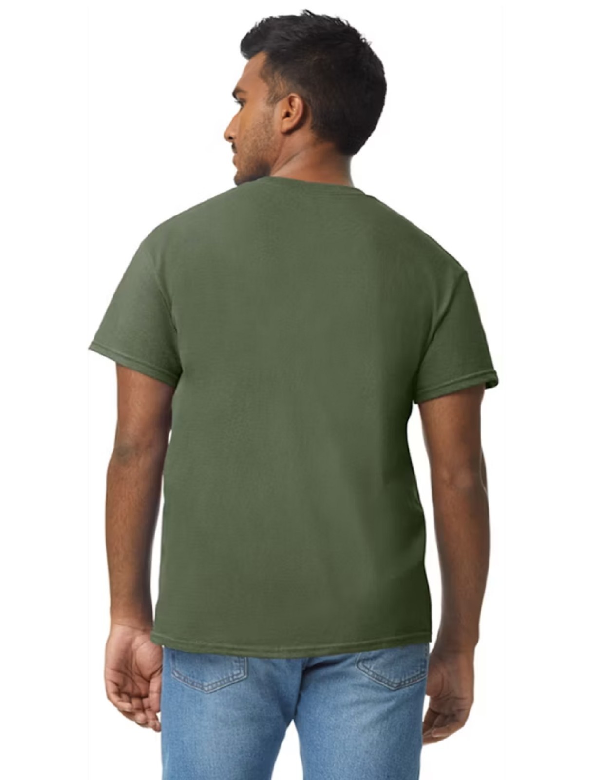 Gildan Adult Ultra Cotton T-Shirt Size M, Style G2000-Military Green