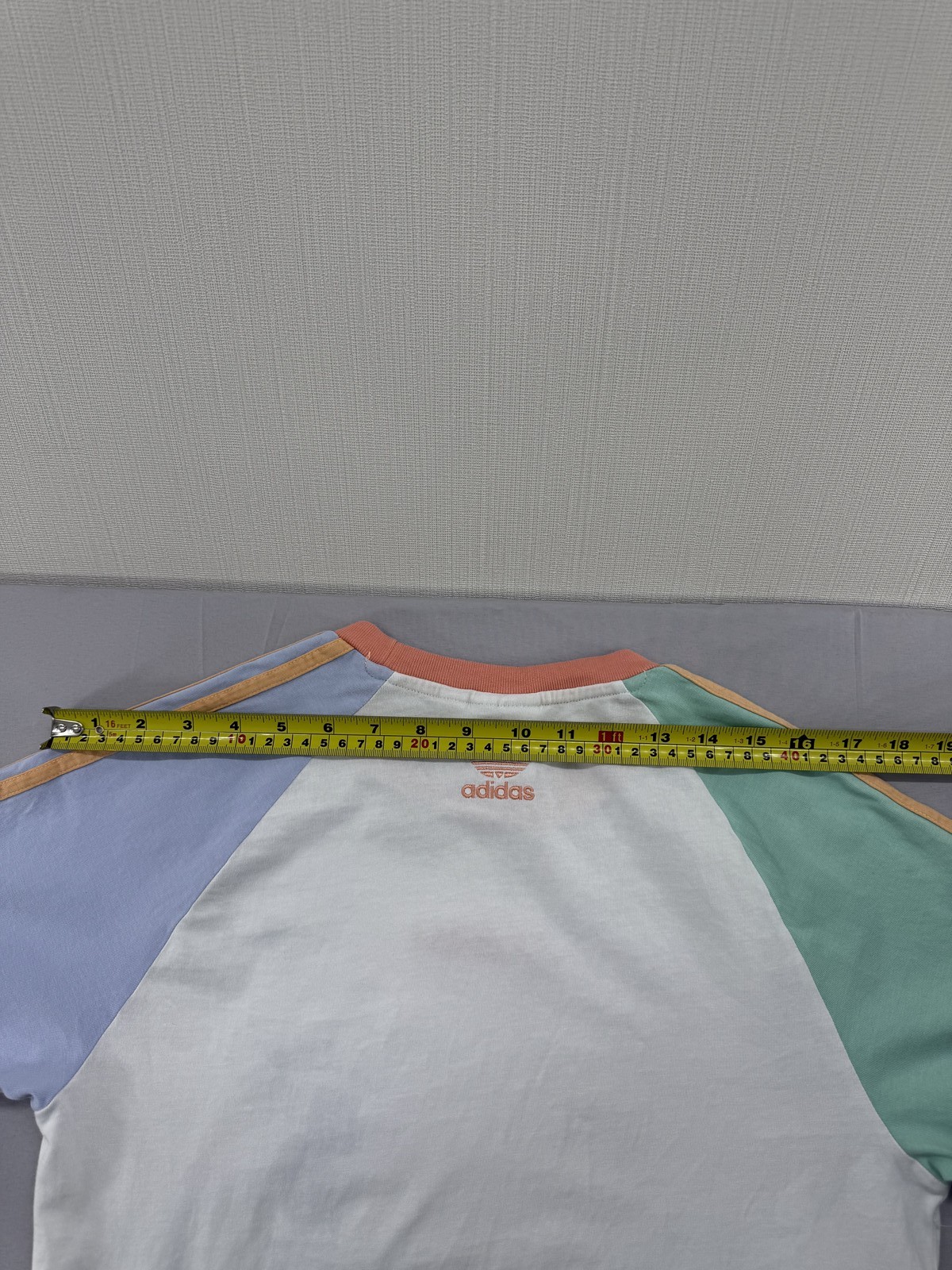 Adidas End Plastic Waste White Multi XS Short Sleeve T-Shirt Recycled