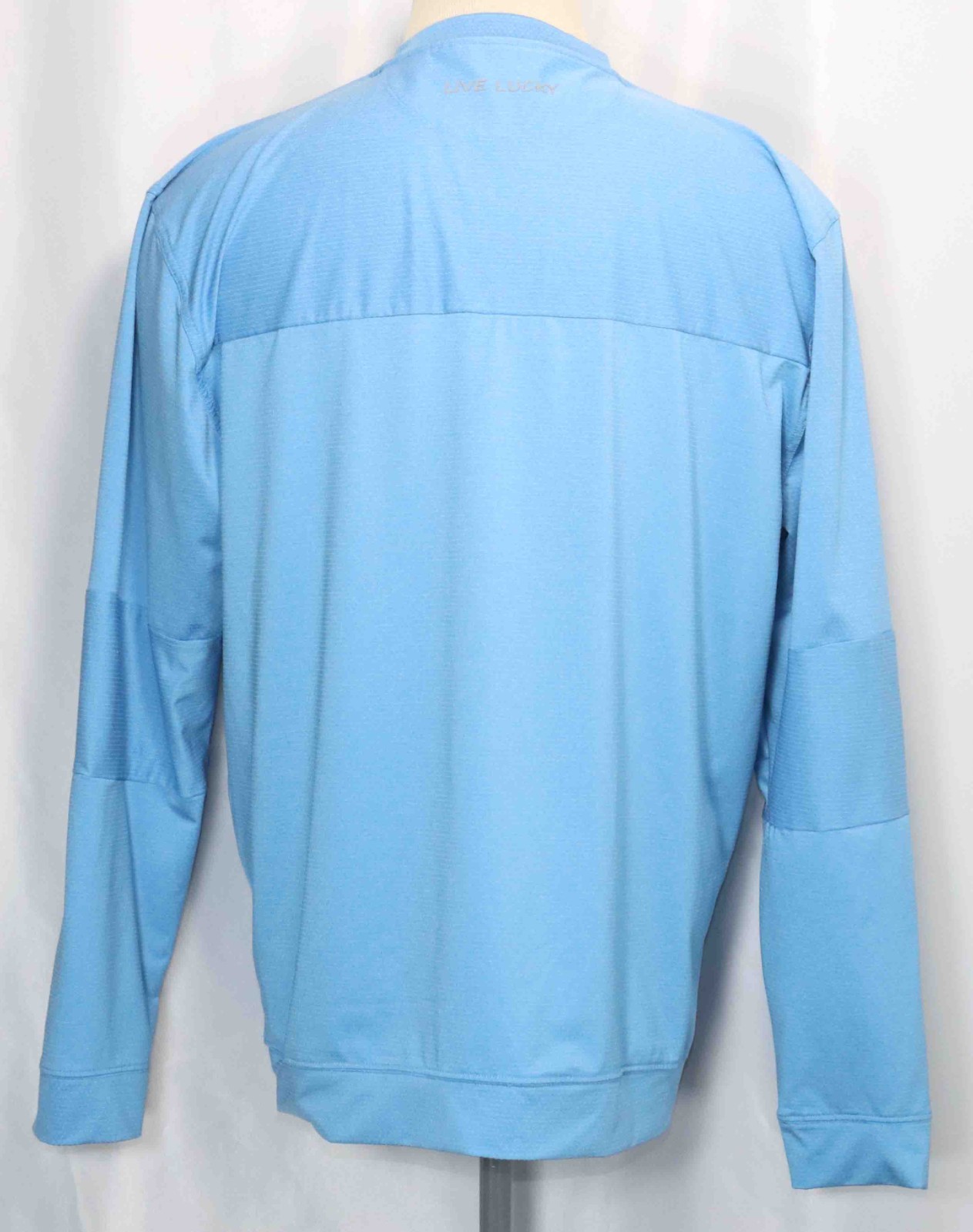 Black Clover Blue Polyester Spandex Long Sleeve Shirt Mens Size XL