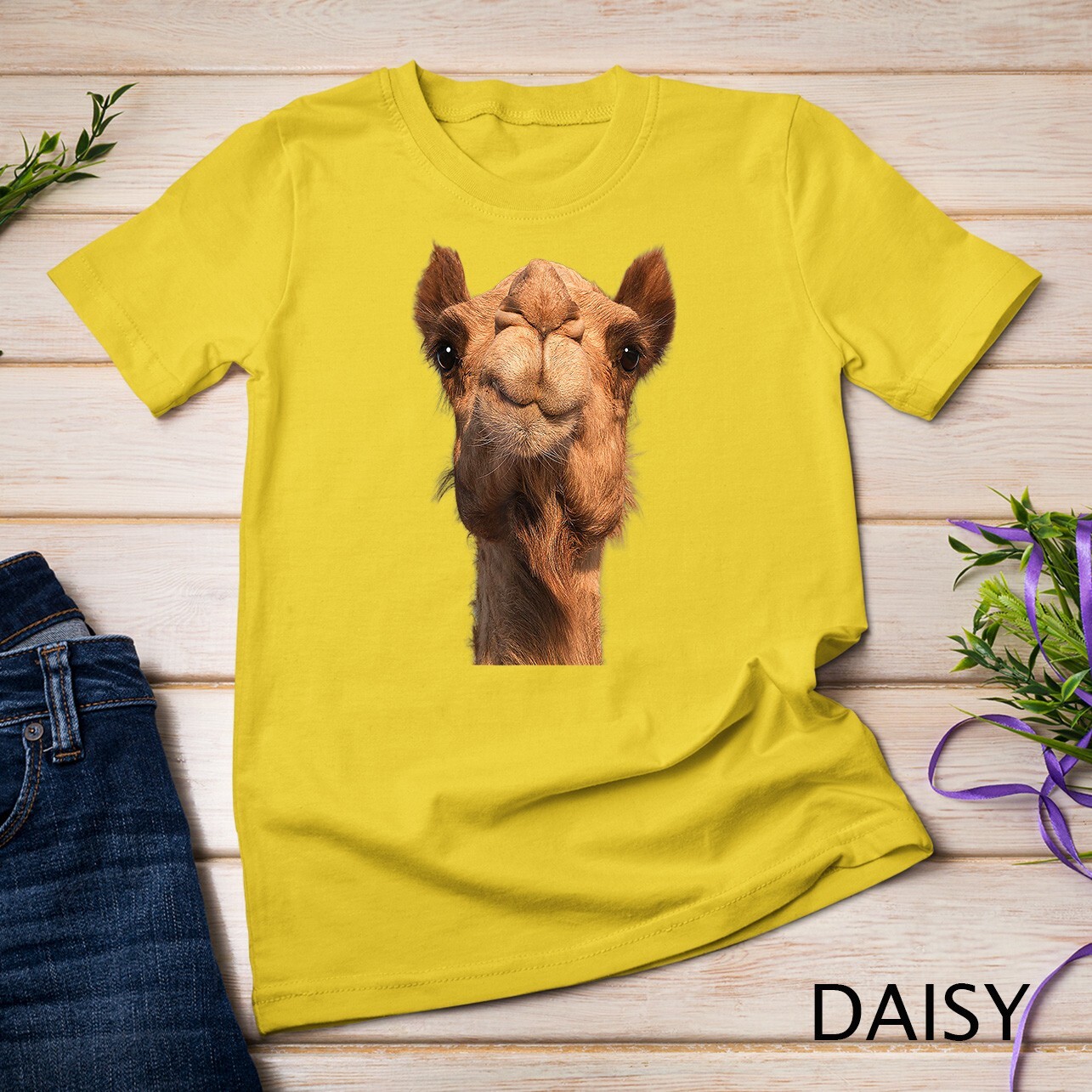 Camel Animal Face Unisex T-shirt