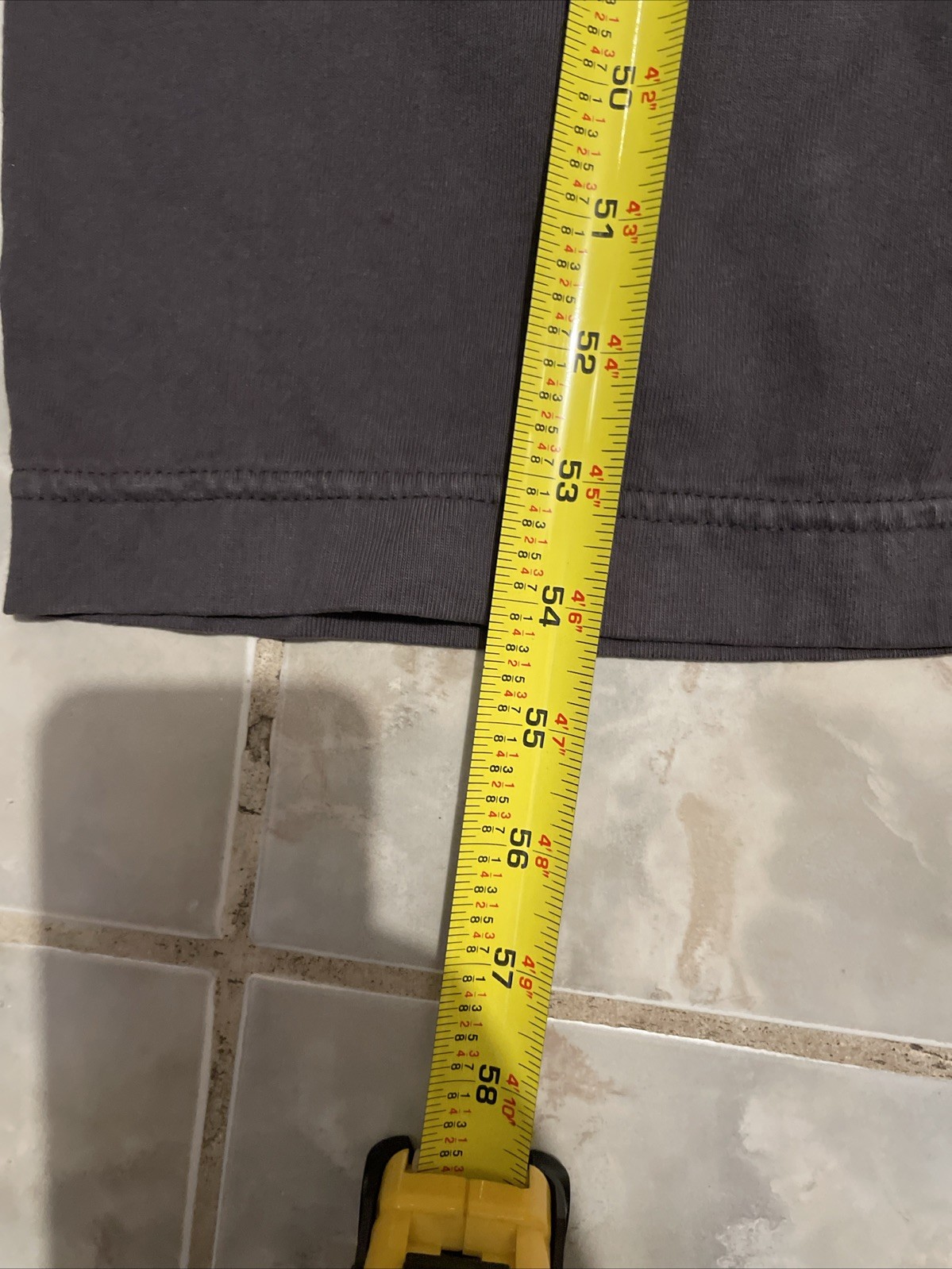 YZY Yeezy Gap Engineered By Balenciaga Oversized T-Shirt Grey SZ Large