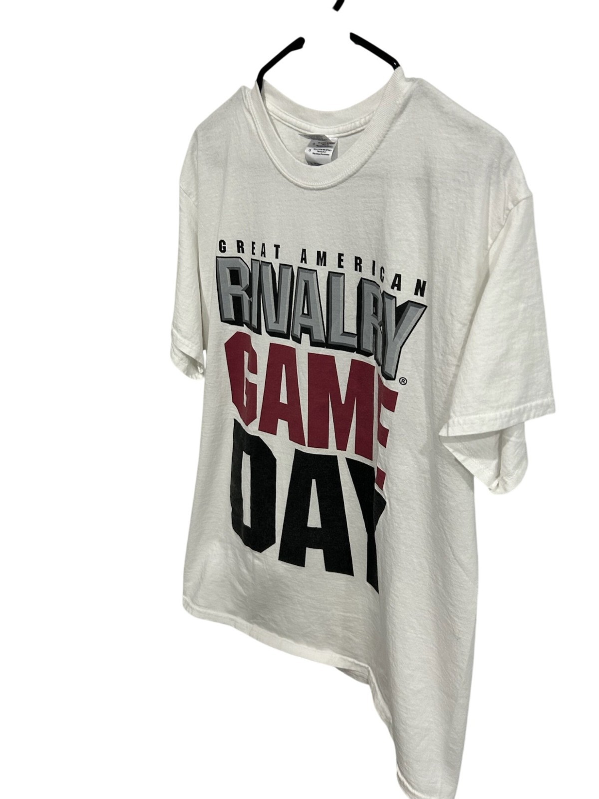 Gildan Great American Rivalry Game Day Ultra Cotton T-Shirt Size L White 2014