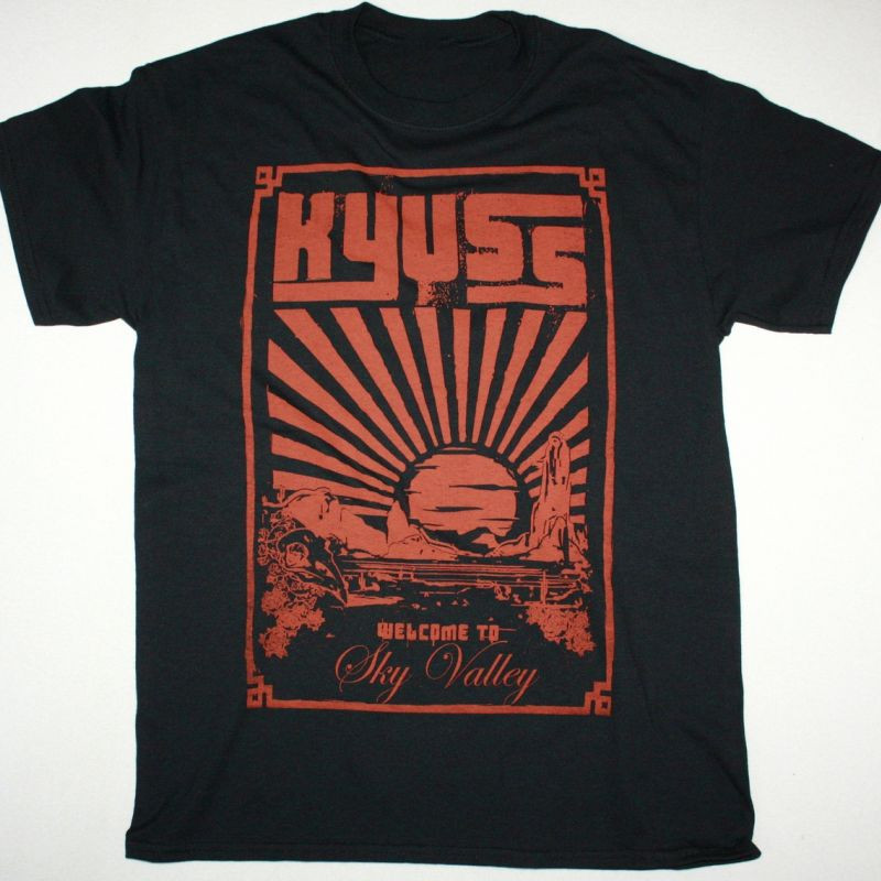 KYUSS WELCOME TO SKY VALLEY Short Sleeve Black All Size Shirt AL09