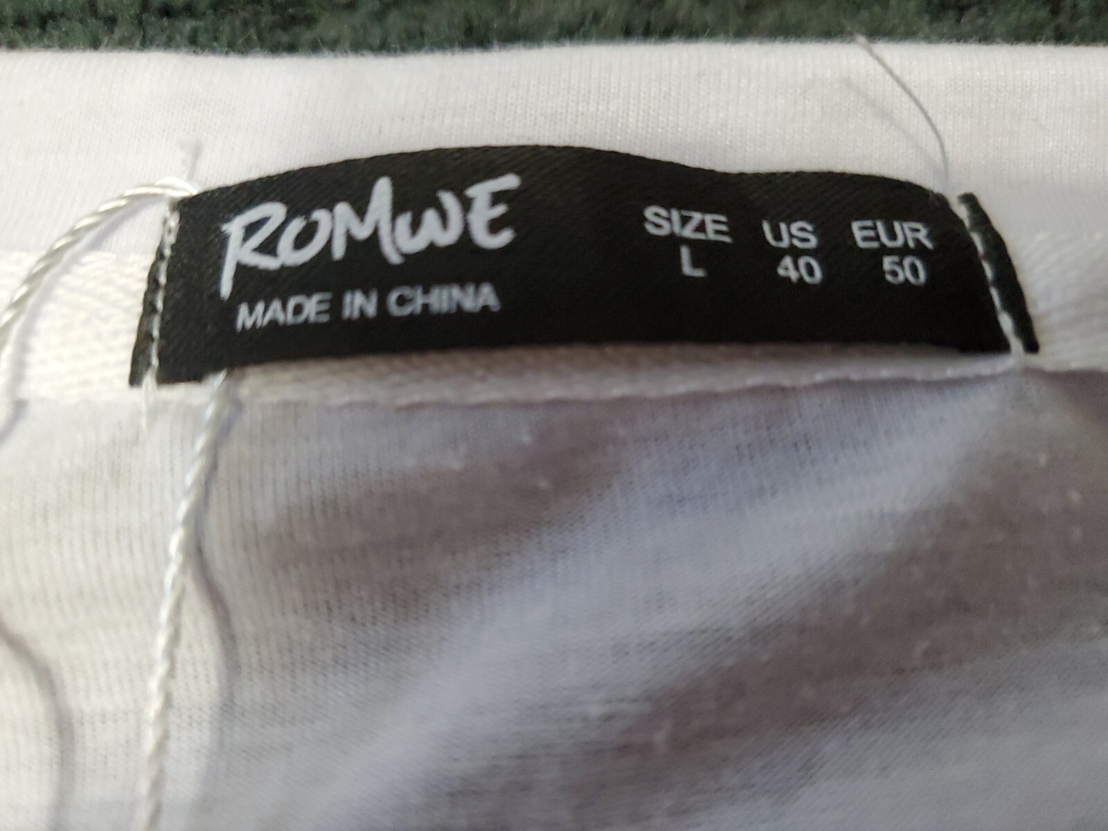 NEW SMURFS × Romwe White Short Sleeve Peyo Tshirt SZ Large
