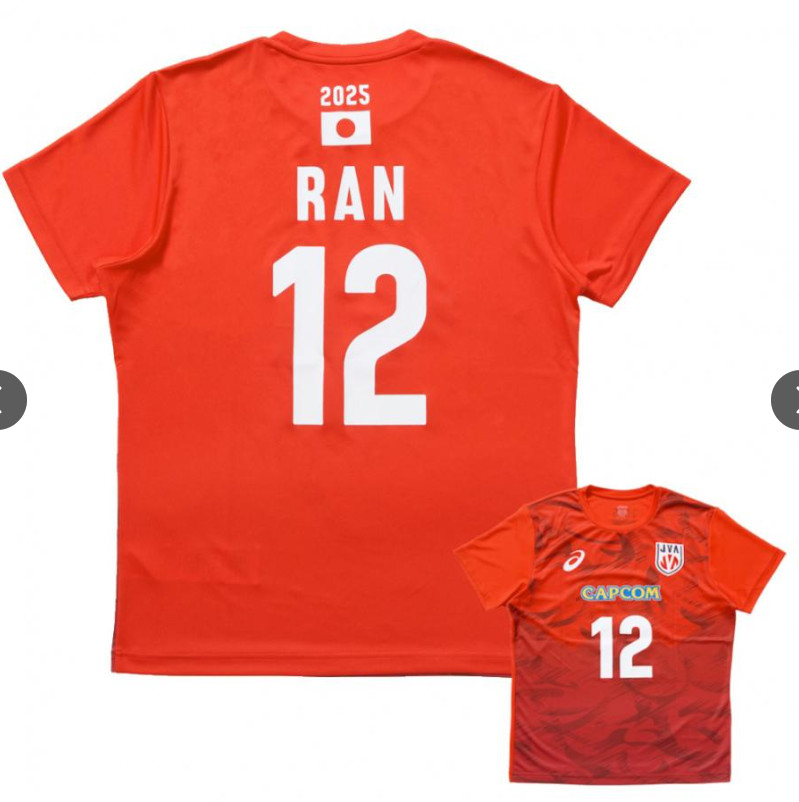 ASICS Official RAN Takahashi Japan Volleyball 2025 supporter T-Short Unisex