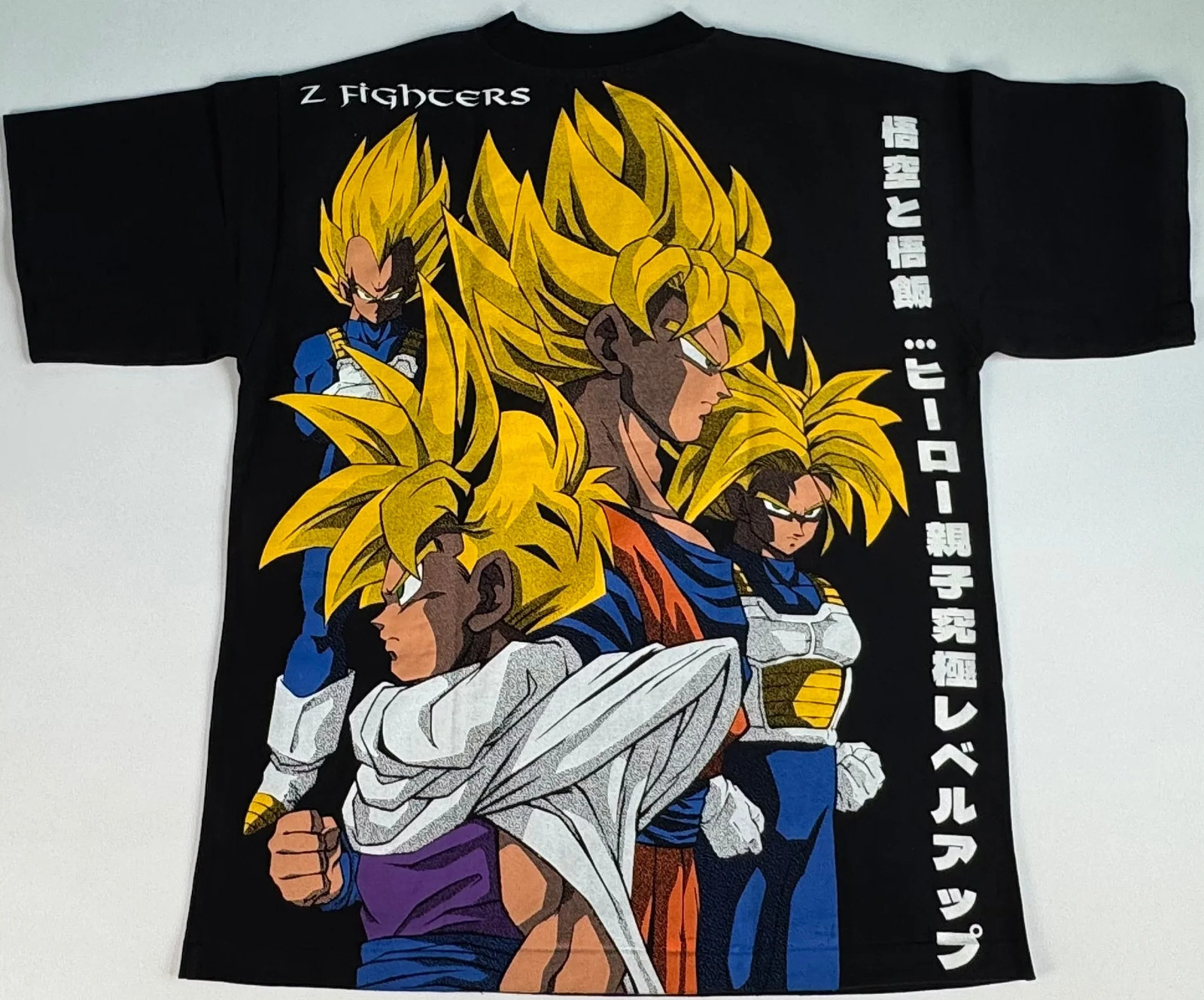 Dragon Ball – Super Saiyan Trunks Yellow Hair / Z Fighters T-Shirt – XL