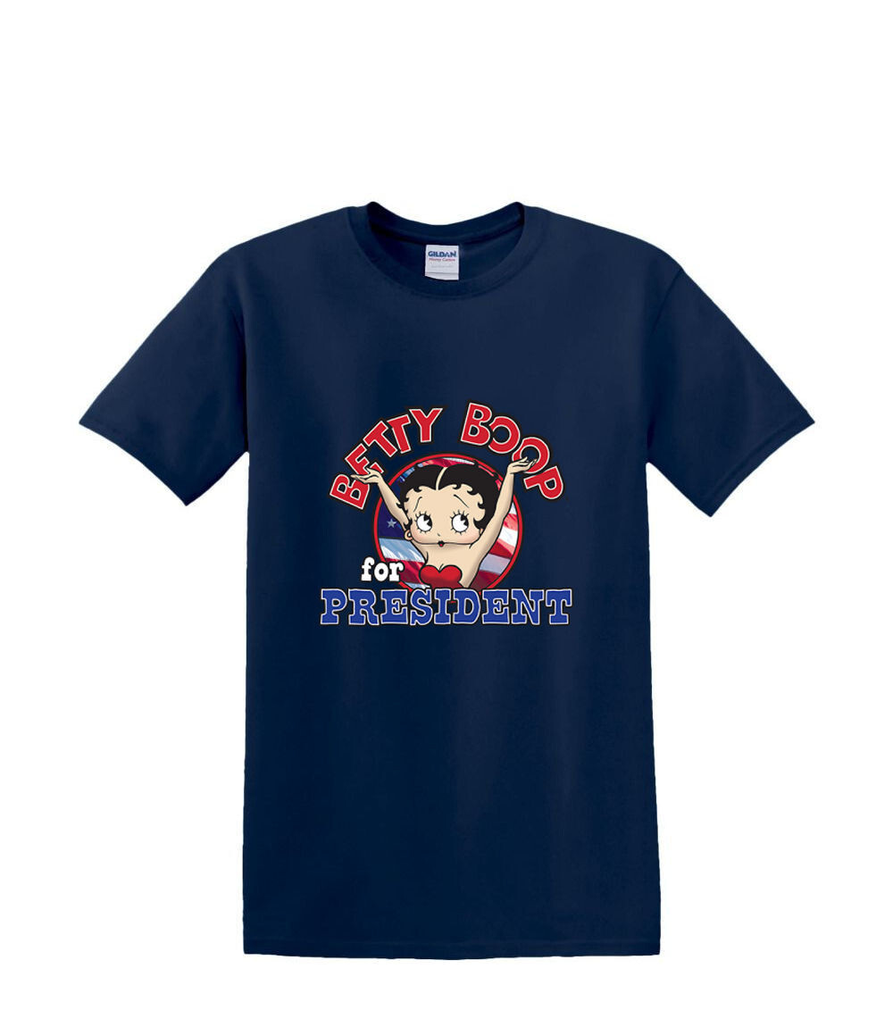 T-Shirt S to 2XL 3XL – BETTY BOOP -for PRESIDENT – Fun Humor Adult
