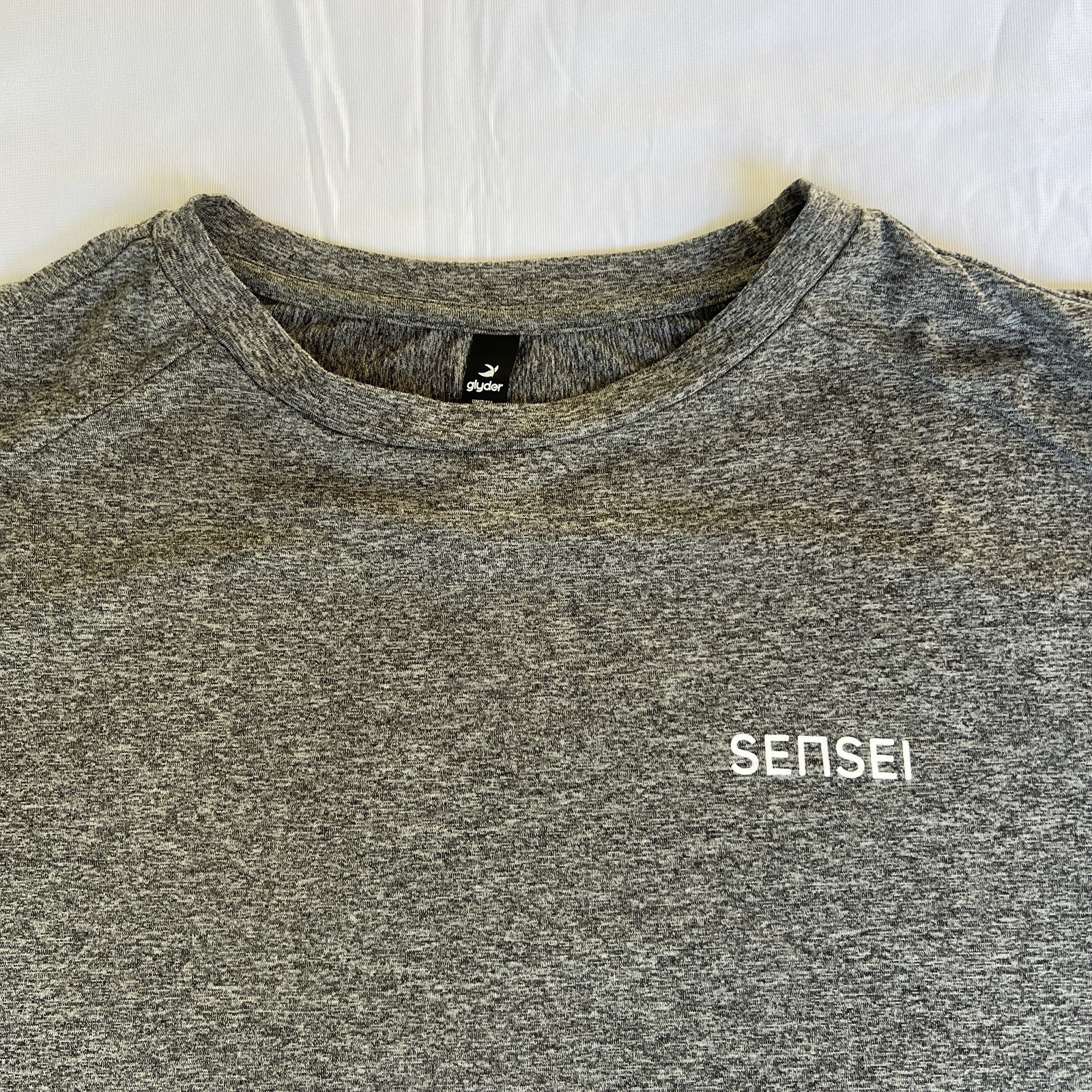 Sensei Lanai Shirt M Blk Heather Four Seasons Resort Hawaii Yoga Fitness 3206