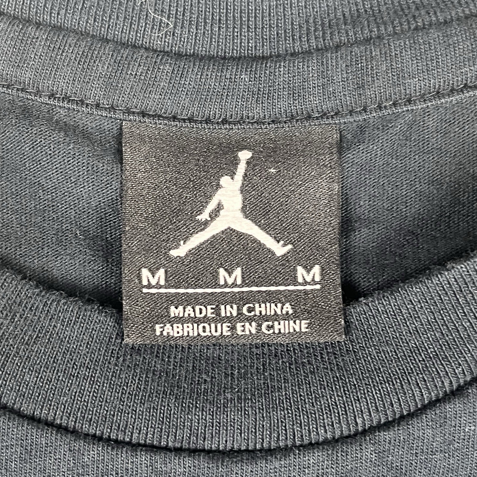 Nike Air Jordan Shirt Mens Medium Black 23 Graphic Logo Long Sleeve Basketball