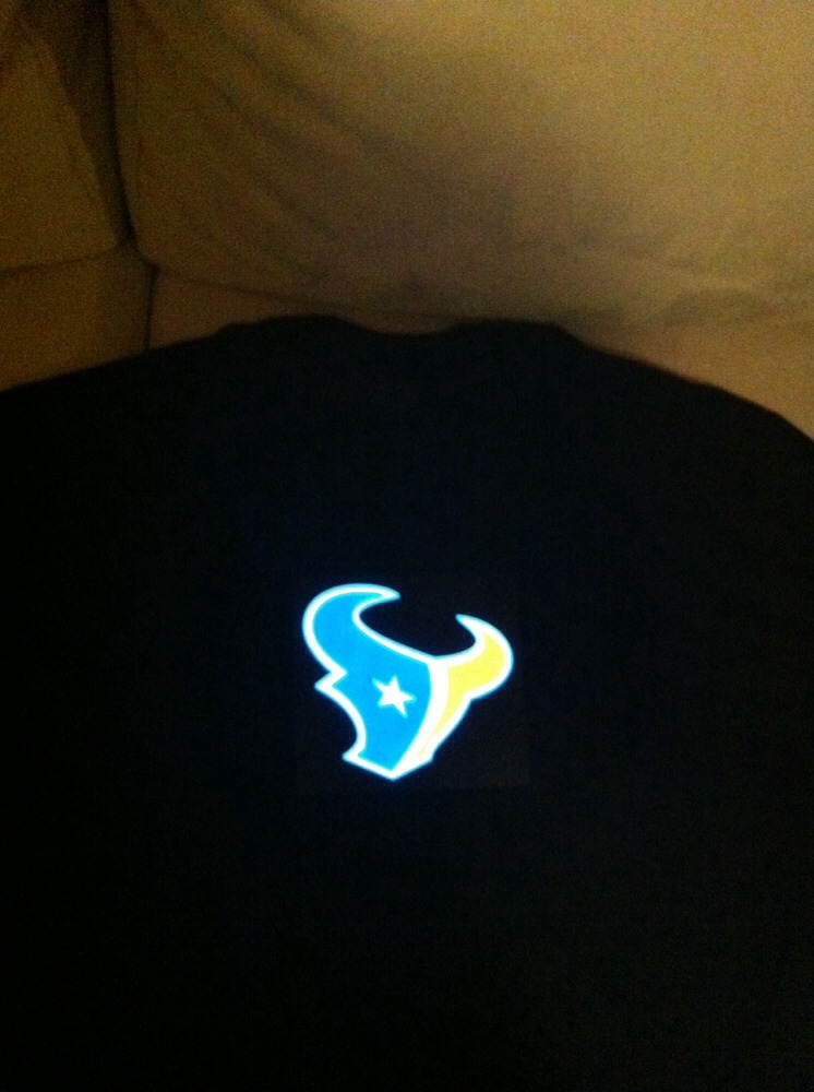 Houston Texans NFL Sound Activated Lights Up LED Light EL T-Shirt S/L/L/XL/XXL
