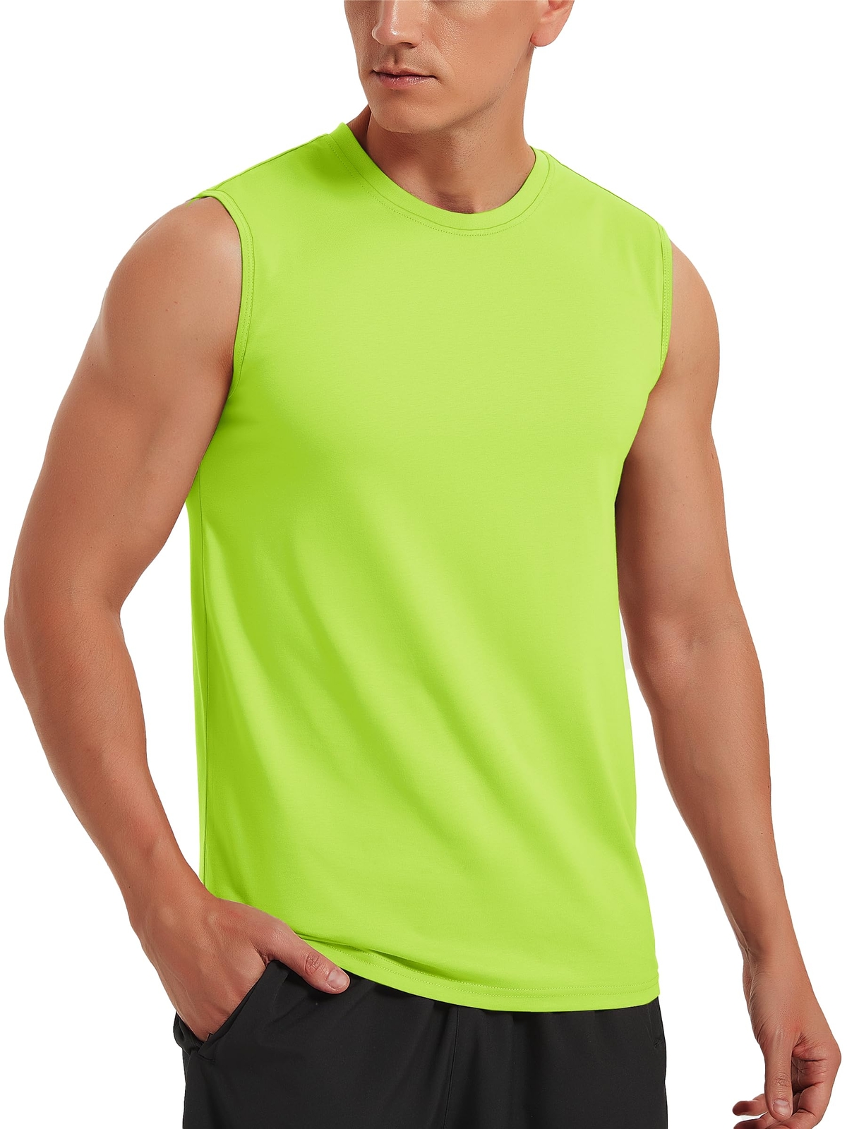 Men’s Sleeveless Muscle Shirts Gym Workout Bodybuilding Quick Dry Casual Vest T