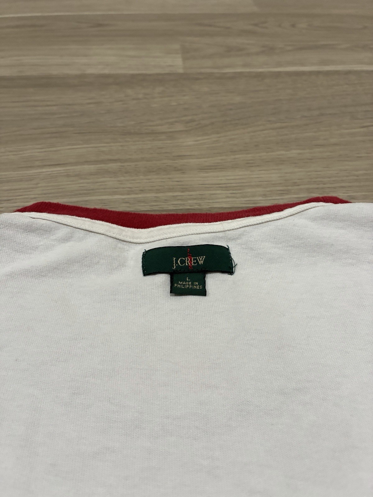 Gray J Crew Classic Colorblock Solid Short Sleeve T Shirt Men’s Size L