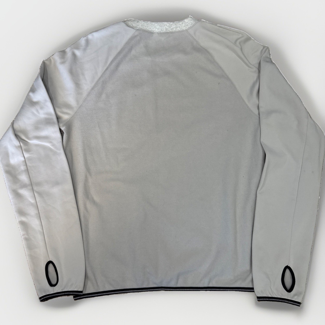 Roark Run Amok Jamie Thomas Long Sleeve Shirt Mens Medium M White Hiking Trail