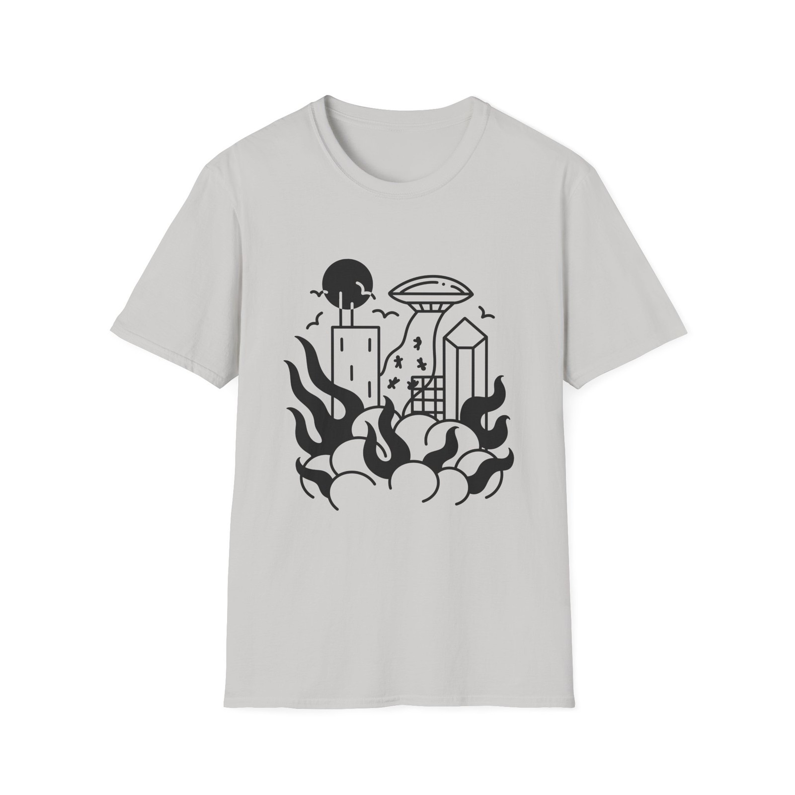 Doomsday! UFO Invasion Tee Shirt US Seller Unisex