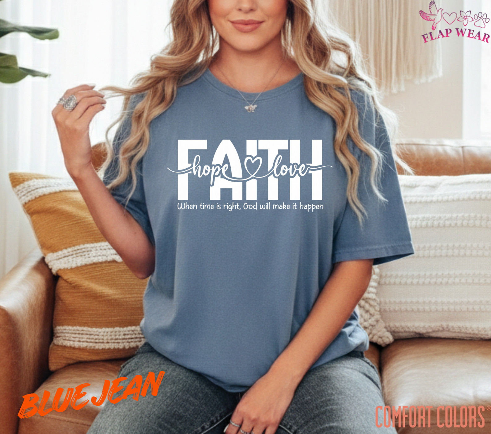 Unisex Faith Hope Love T-Shirt, Men T shirt,Women T shirt Gift ReligionTop