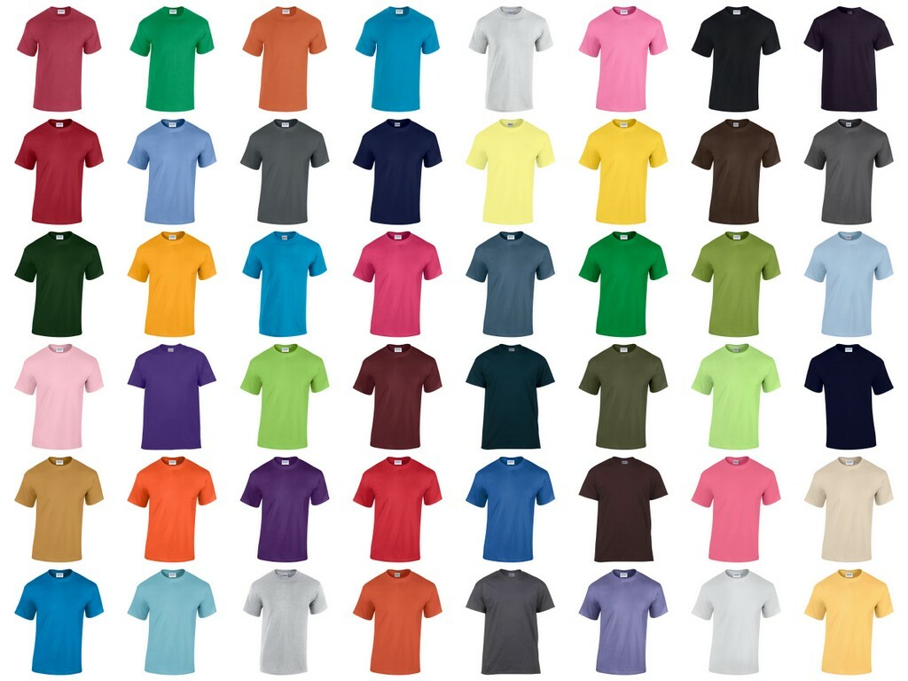 (5 Pack) GILDAN Short Sleeve Mix Colors Plain T Shirts S M L XL 2XL 3XL 4XL 5XL