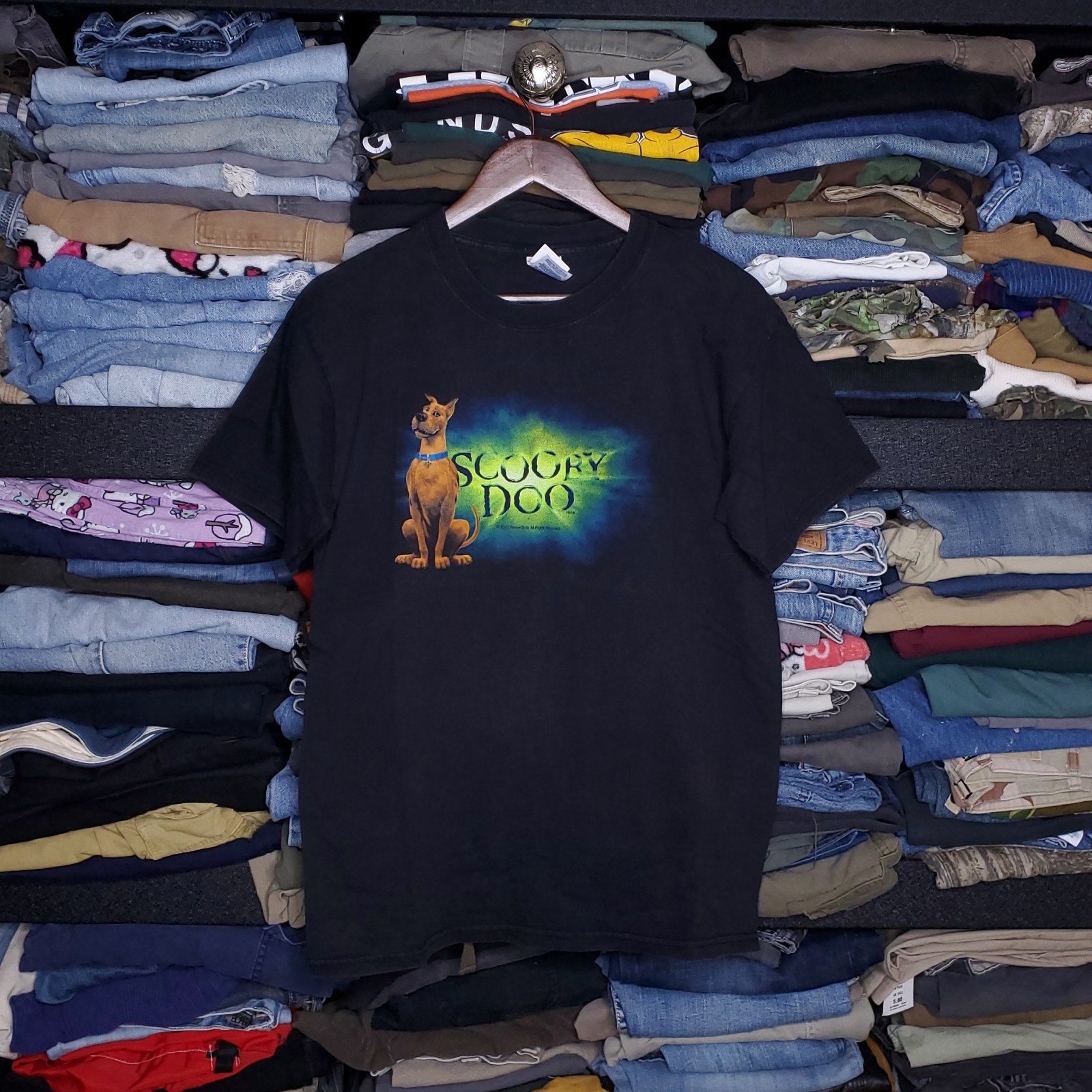 Vintage y2k Scooby Doo (2002) Dairy Queen medium Shirt Promo Live Action
