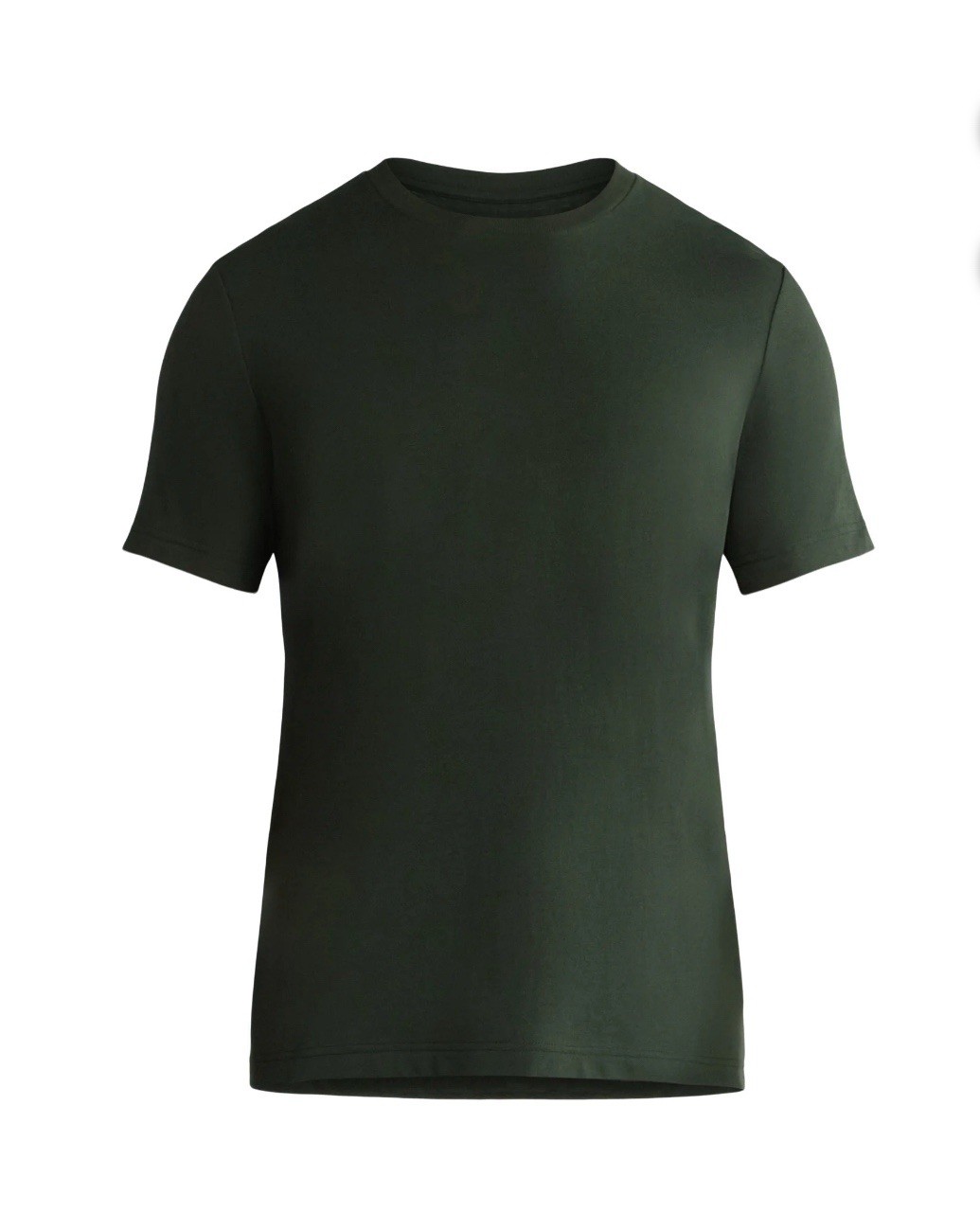 Mens George Solid Crew Neck Short Sleeve T-Shirt 3-Pack Black White Green Size S