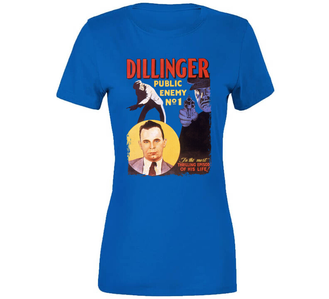 Dillinger Public Enemy No 1 30s Mobster Movie Fan T Shirt