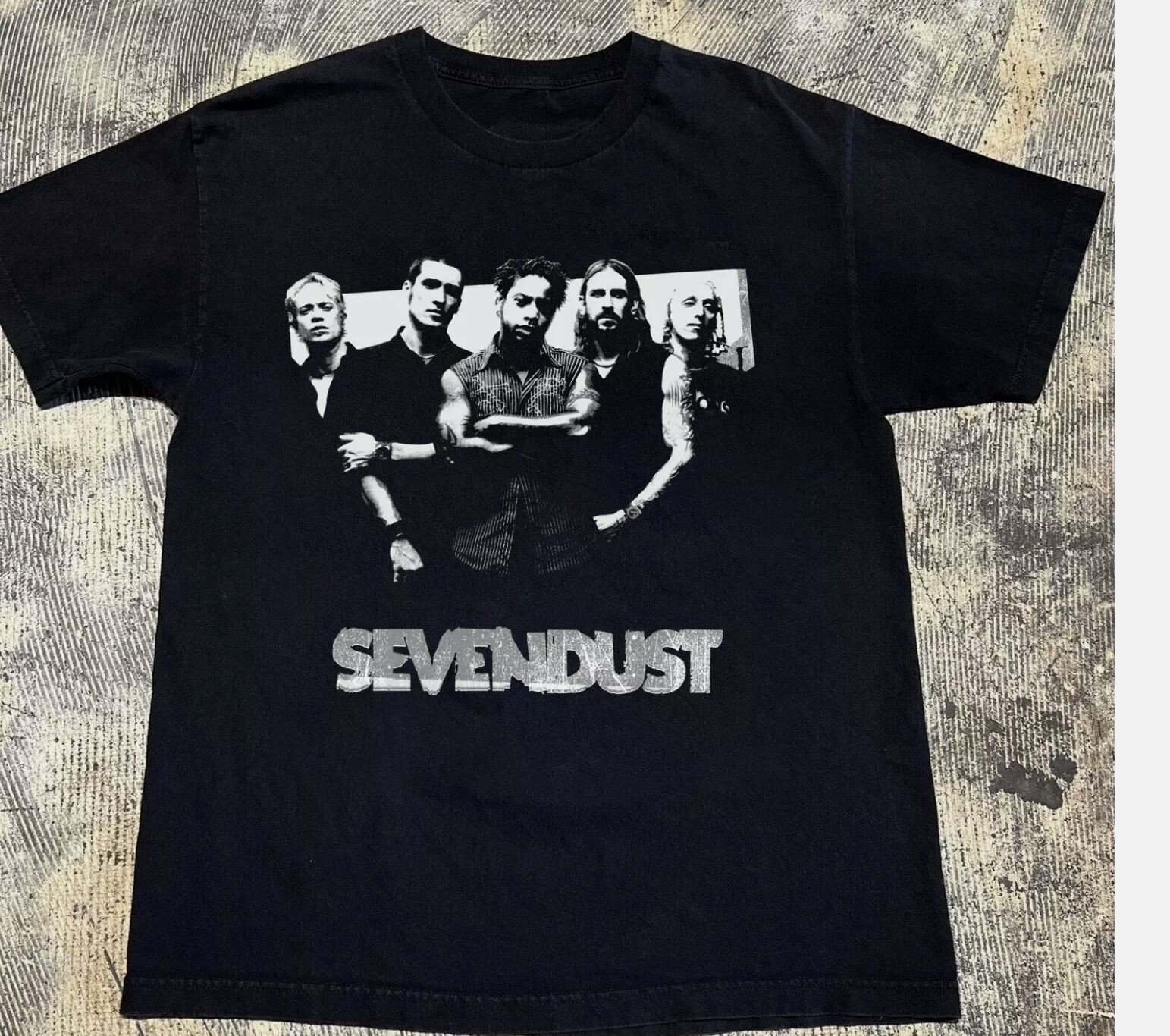 NEW Seasons — Sevendust Short Sleeve Black All Size T-Shirt