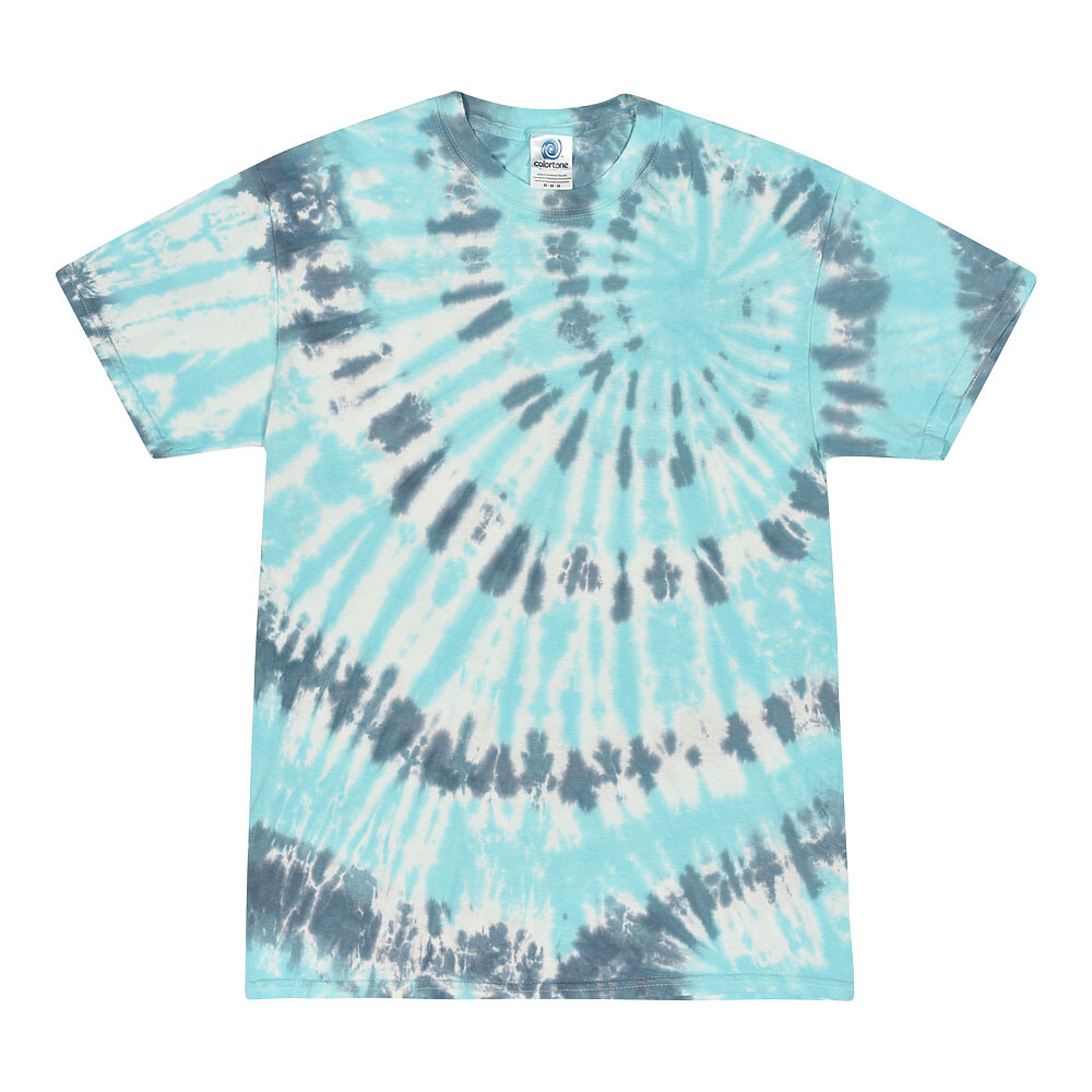 Tie Dye T-Shirts Multi-Color Adult XXX-Large 100% Cotton Colortone