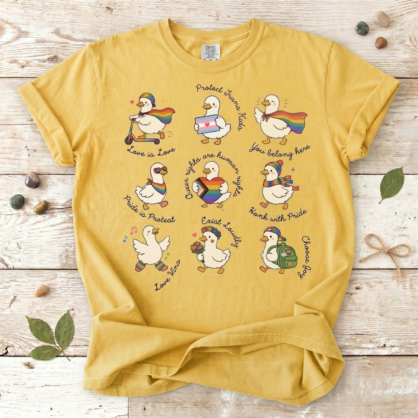 Silly Goose LGBTQ Subtle Message Pride Shirt, Proud Geese Ally shirt