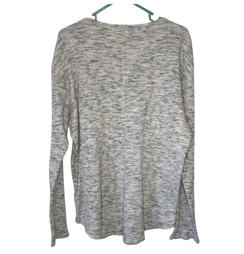 Carbon Heather Gray Long Sleeve Shirt