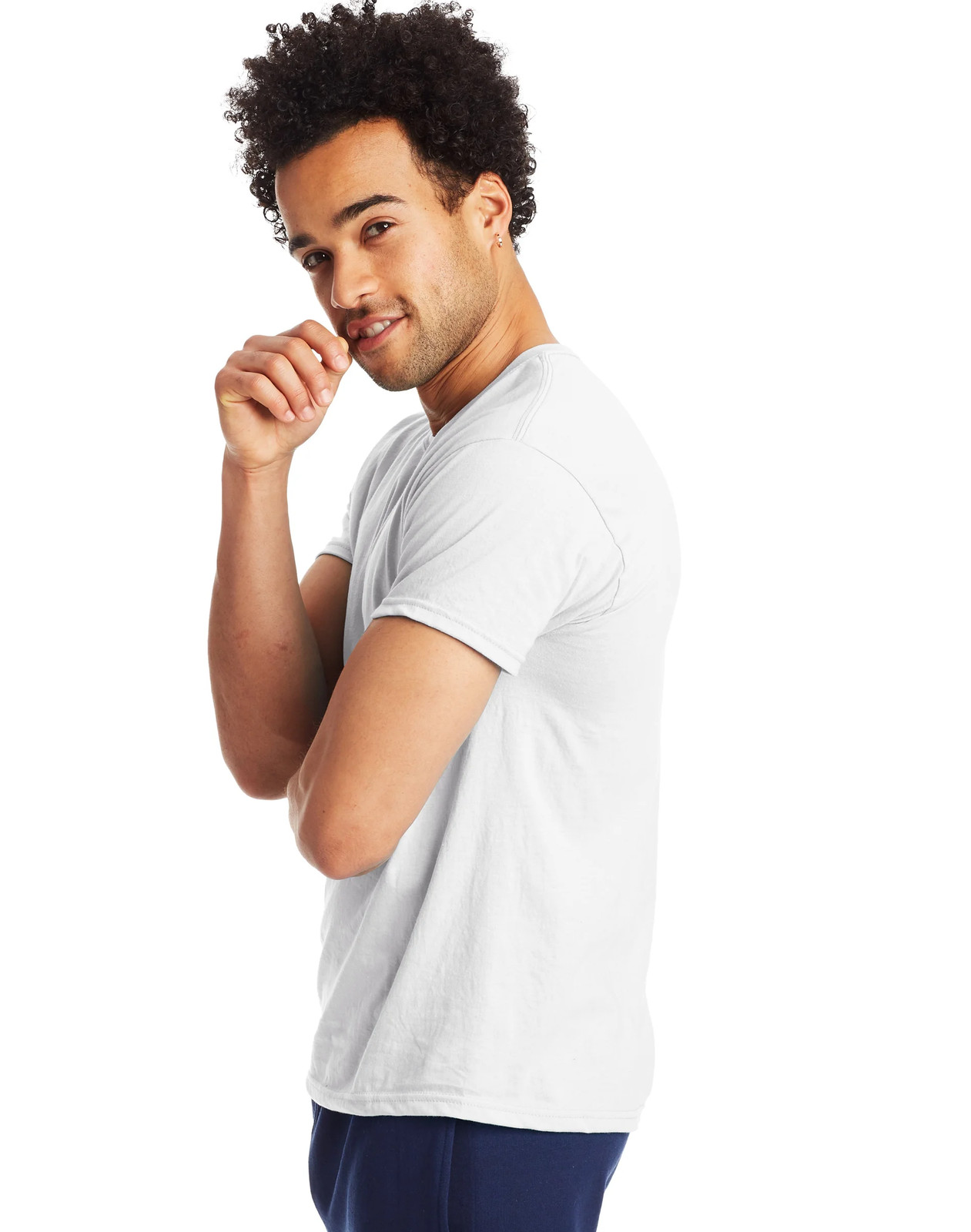 Hanes T-Shirt 2-Pack Men’s X-Temp Crewneck Short-Sleeve Wicking UPF Rated S-3XL