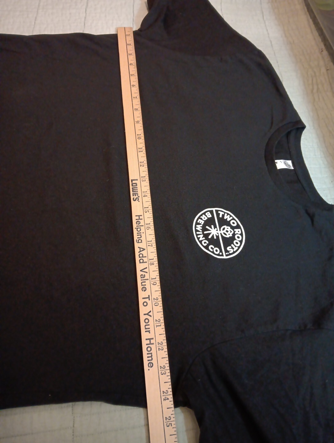 Men’s XL Live And Tell Two Roots Brewing Co Graphic Beer Collection T Shirt