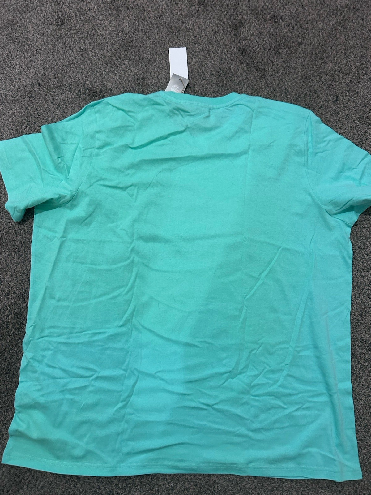 New SZ L Adidas Mint Green Pink T-Shirt Tee