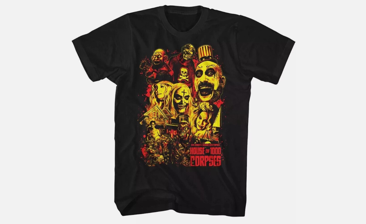 Rob Zombie Horror Masterpiece House Of 1000 Corpses, Size S to 5XL