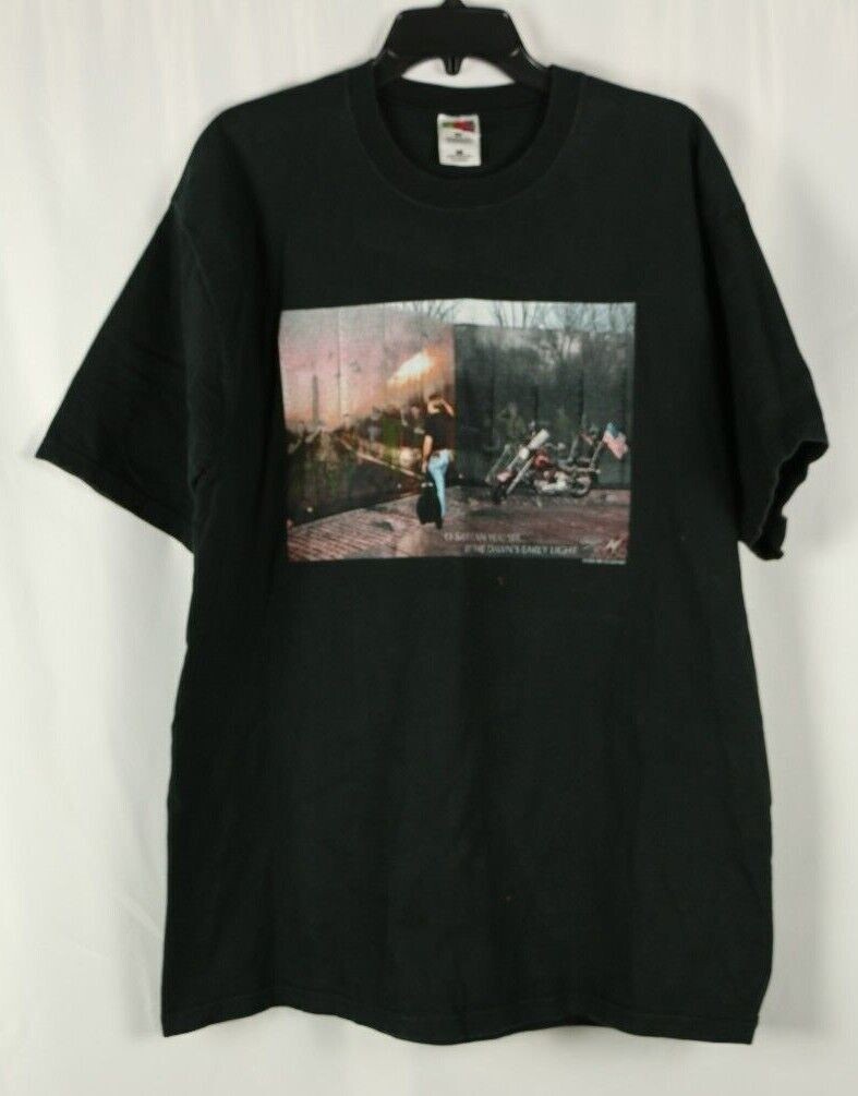Bill Gunzelman Vintage Shirt Vietnam War Memorial Biker Motorcycle XL Read Cndtn