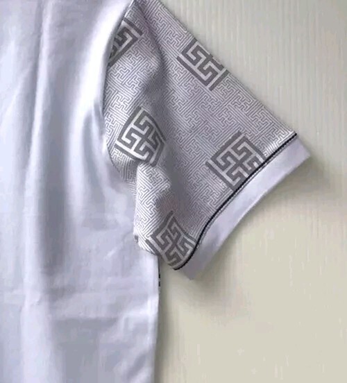 Men’s Beautiful Cotton Rhinestone T Shirt,Italian Style,Stretch S to 2XL….A12.