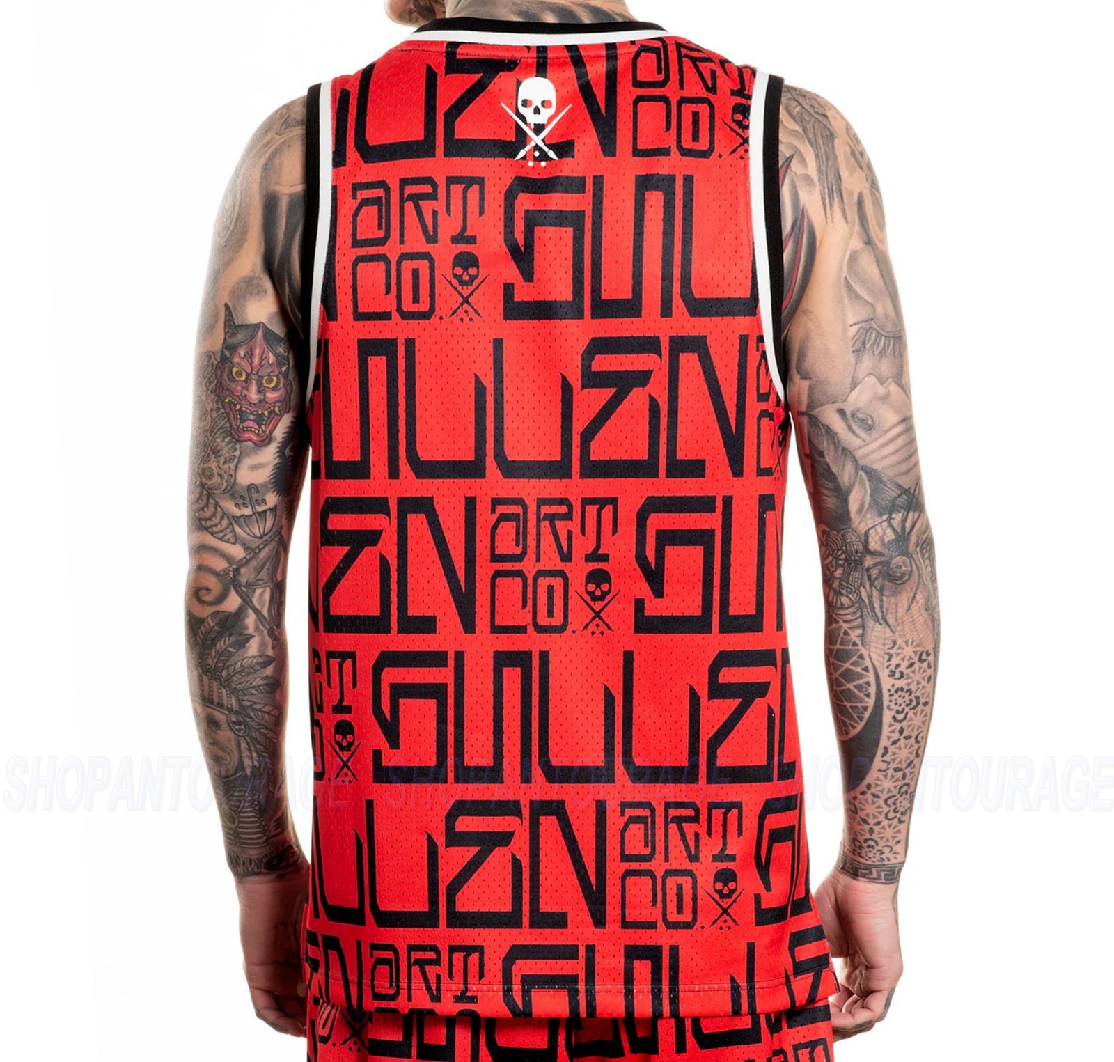 Sullen Art Collective Meas SCM7018 New Tattoo Arm Ribbed Jersey Tank Top for Men