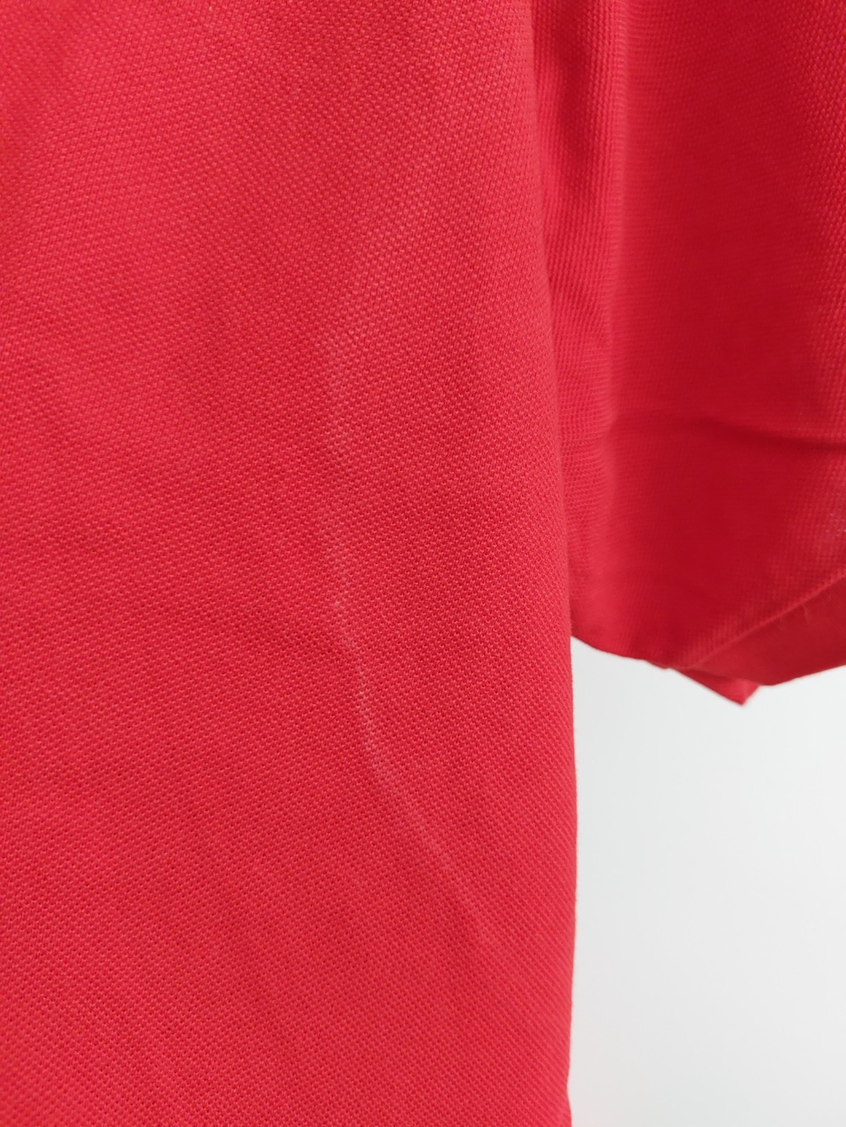 LACOSTE 5XL (SIZE 10) RED POLO SHIRT USED VERY GOOD CONDITION