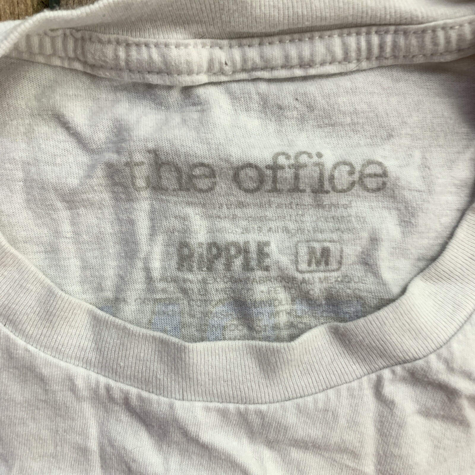 Dwight Schrute The Office Mens T-Shirt Size M TV Show White