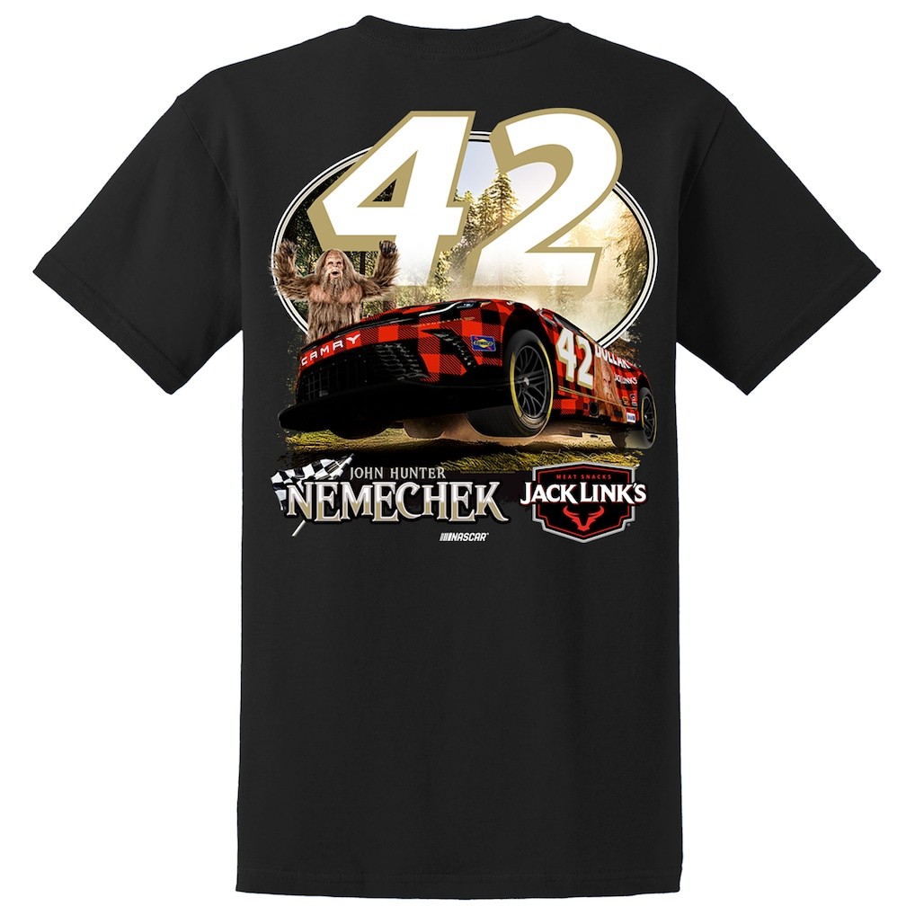 John Hunter Nemechek Jack Link’s Car T Shirt NASCAR #42 Racing Tee