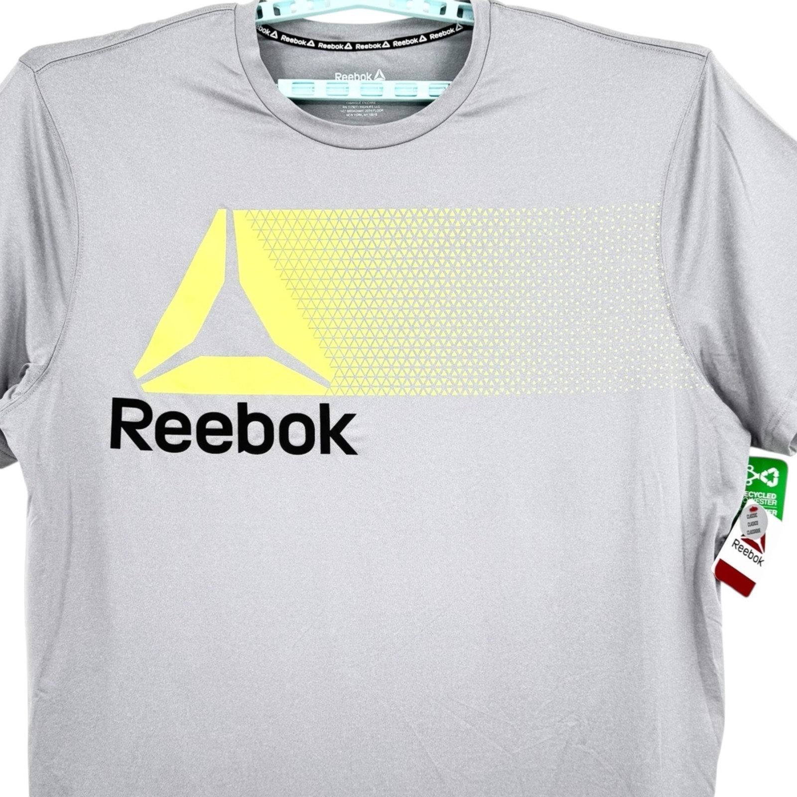 Reebok Men’s Short Sleeve Grey Graphic Classic Pullover T-Shirt Size 3XL NWT