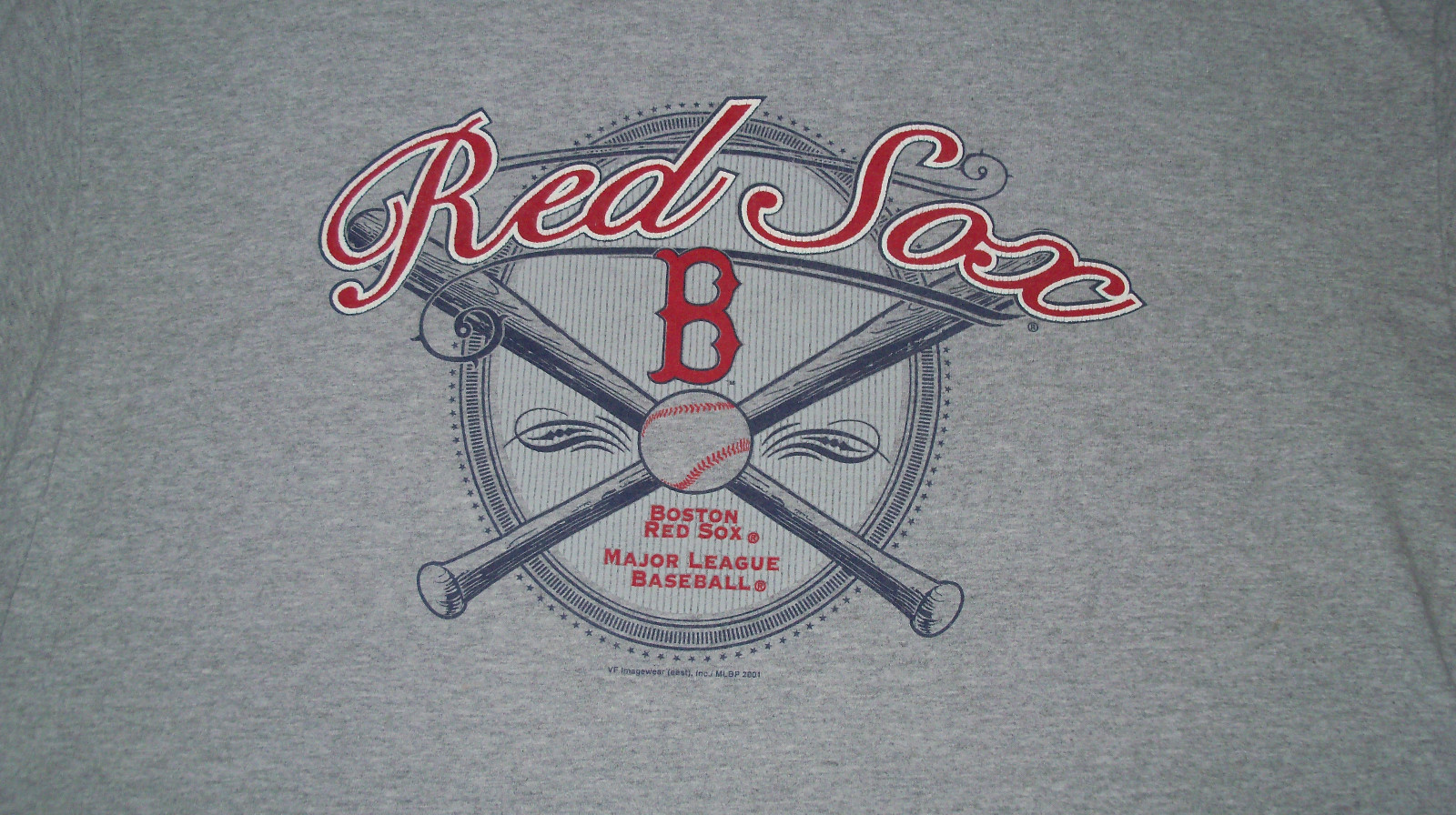 Older style BOSTON RED SOX Classic Logo T-Shirt Size XL LEE SPORT 2001 Playoff
